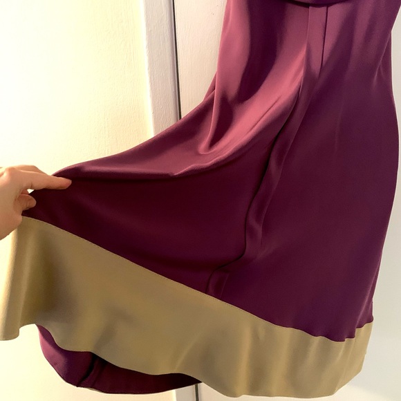 Brioni Silk Colorblock Sleeveless Dress - Picture 3 of 8